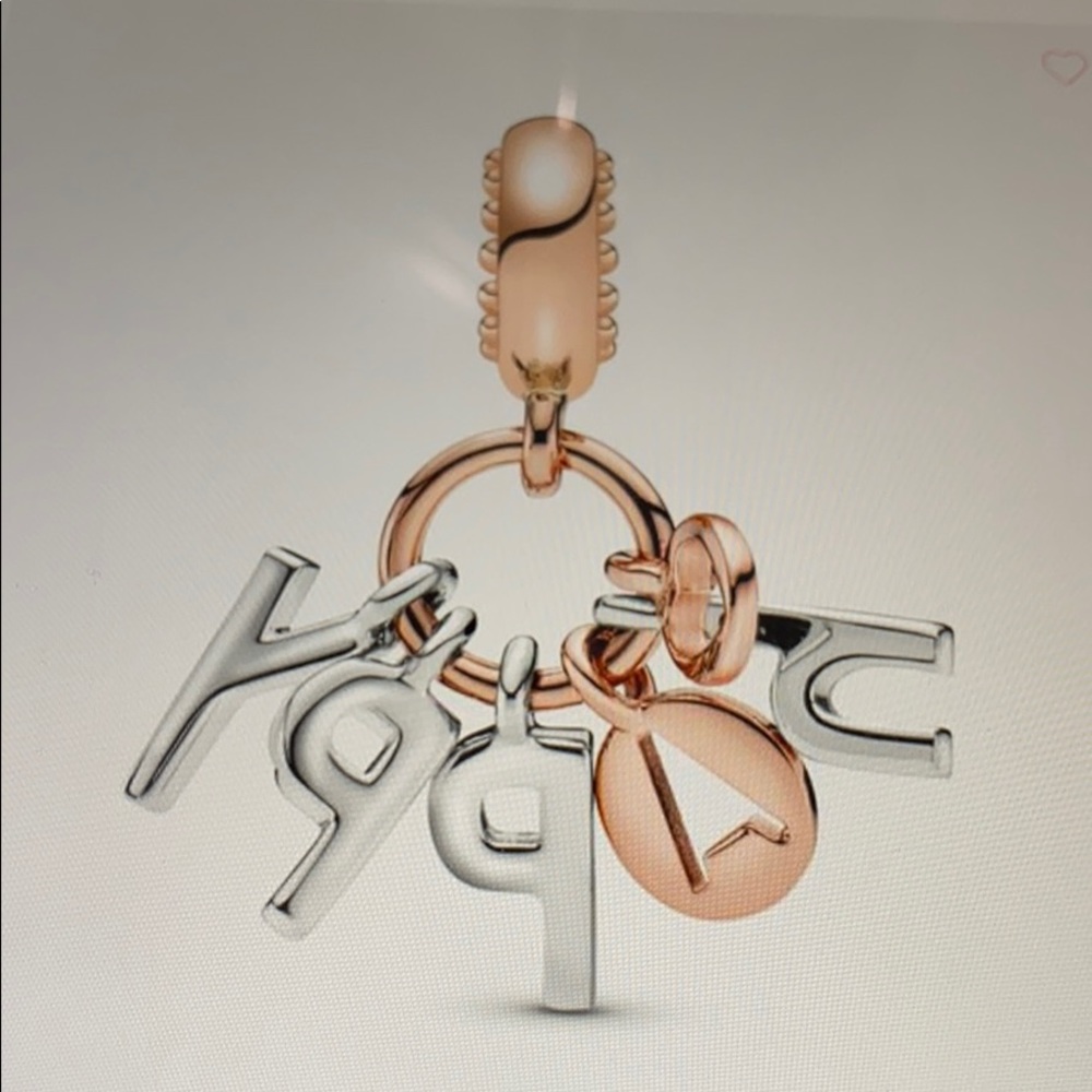 New Pandora Happy Dangle Charm, 100% Authentic. - Picture 1 of 8